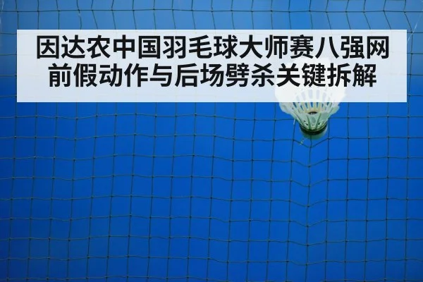 badminton net shot